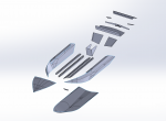12ft 1.3 Hull Only Exploded View