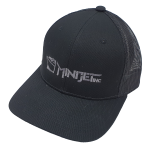 Minijet Hat Black with Grey Logo