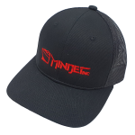 Minijet Hat Black with Red Logo