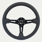 13inch Round Steering Wheel Black