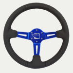13inch Round Steering Wheel Blue