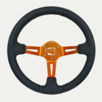 13inch Round Steering Wheel Gold