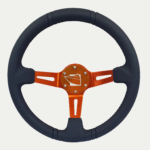 13inch Round Steering Wheel Orange