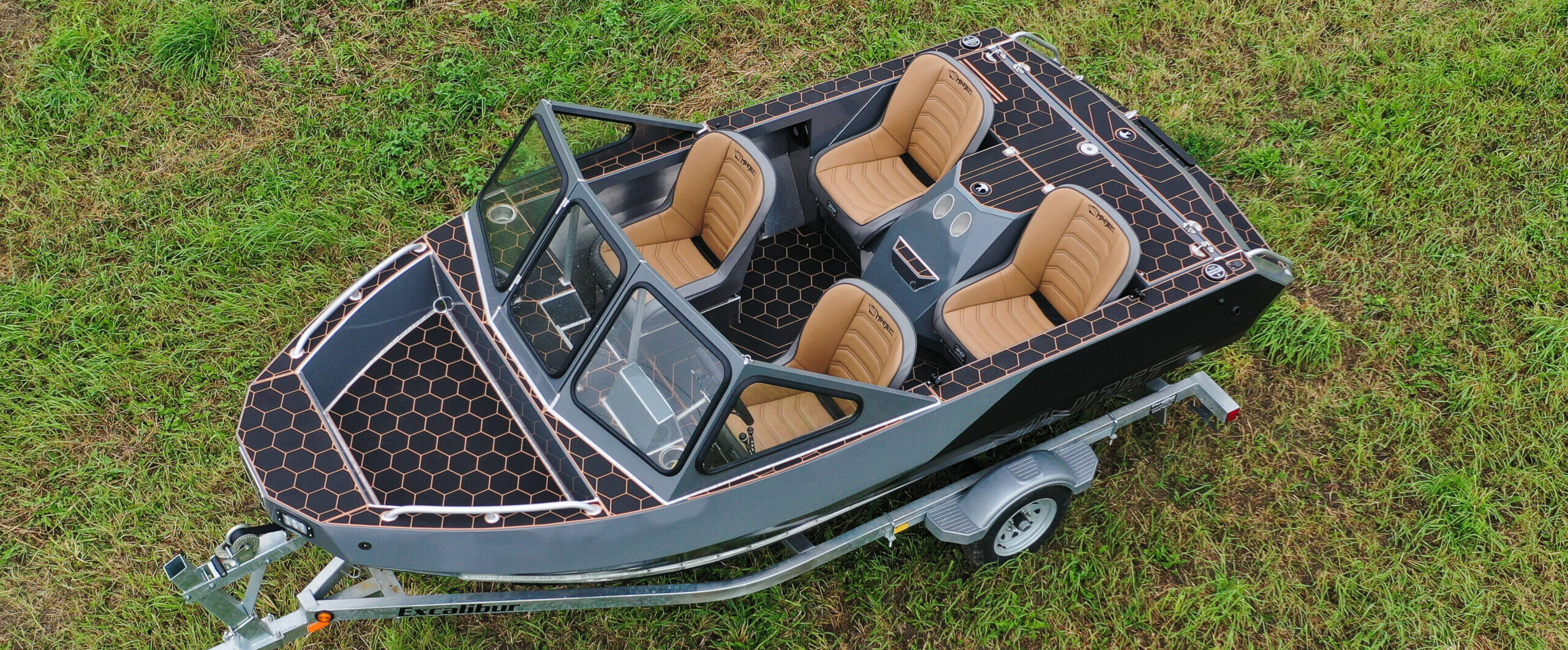 Minijet rover, jet boat, 4 seater