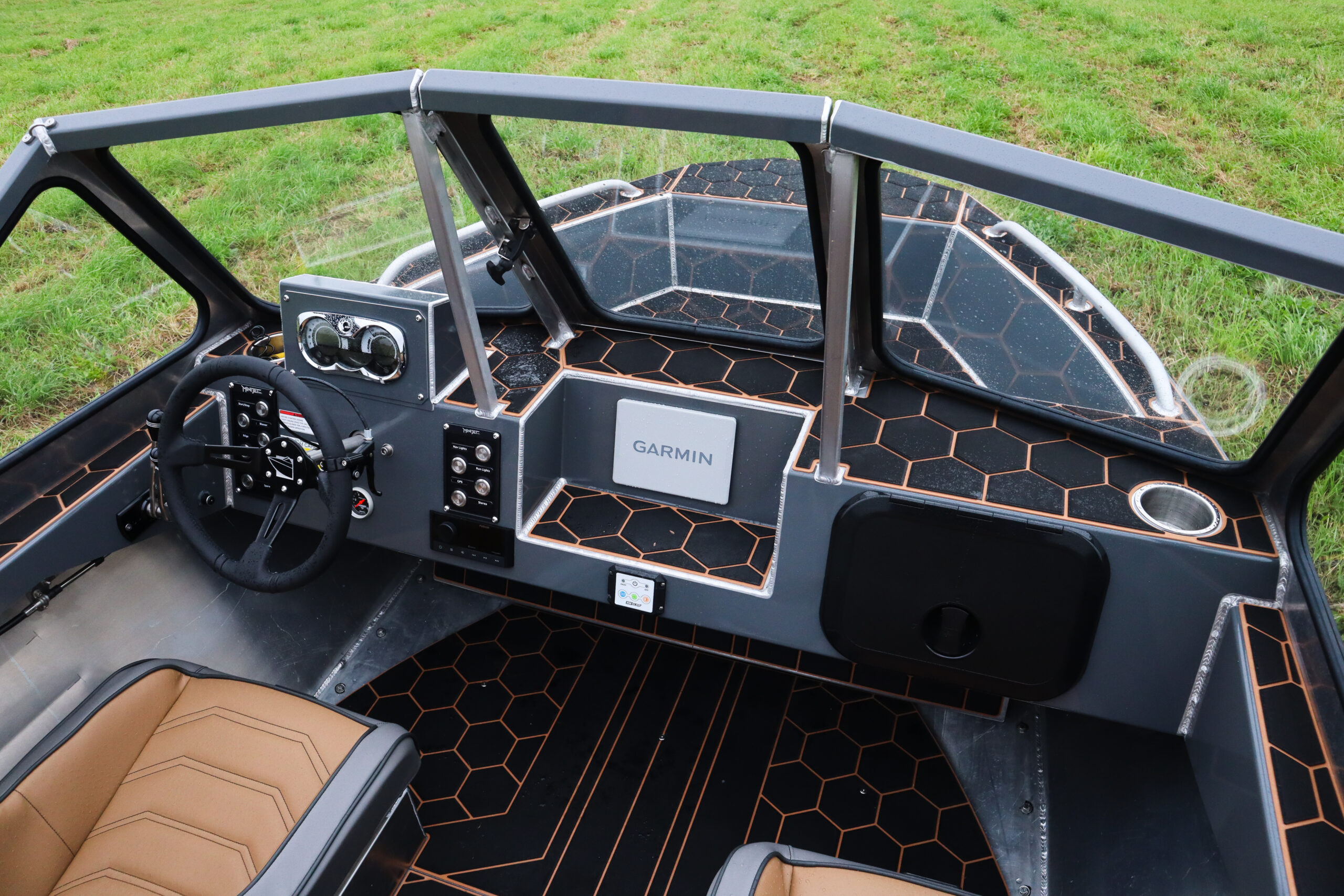 minijet rover, jet boat, walk through