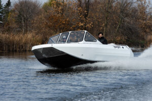 minijet defender, jet boat, twin engine