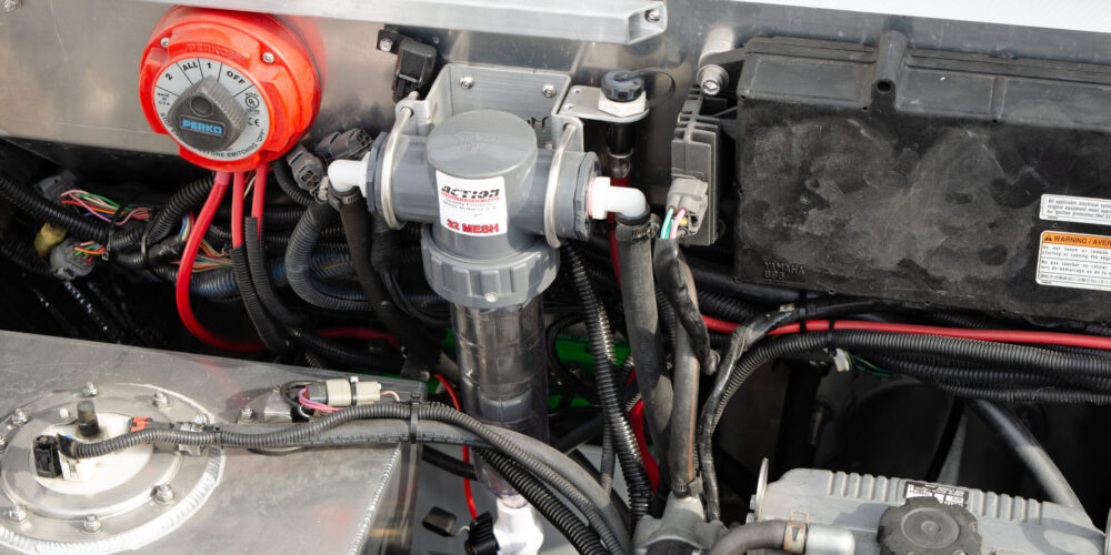 Minijet defender, sand trap, jet boat, coolant filter